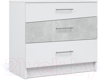 Изображение товара Комплект мебели для спальни Империал Антария 3 (белый жемчуг/ателье)