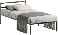 Односпальная кровать Домаклево Лофт 80x200 (черный) - 