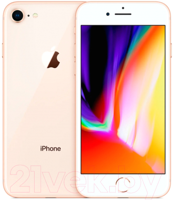 Смартфон Apple iPhone 8 64GB / 2QMQ6J2 восстановленный Breezy Грейд A+(Q) (золото)
