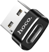 Адаптер Hoco UA6 USB-Type-C (черный) - 