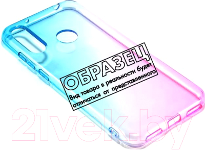 Чехол-накладка Case Gradient Dual для Galaxy A01 (розовый/синий)