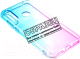 Чехол-накладка Case Gradient Dual для Galaxy A01 (розовый/синий) - 