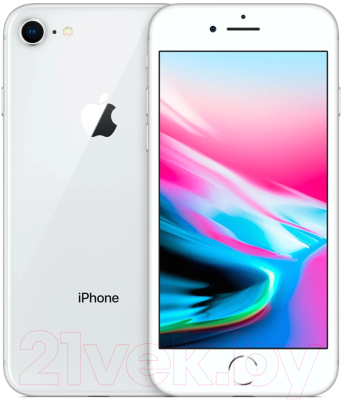 Смартфон Apple iPhone 8 64GB A1905 / 2QMQ6H2 восстановленный Breezy Грейд A+(Q) (серебристый)