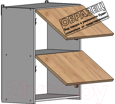 Кухонный гарнитур Интермебель Микс Топ-33 1.7м без столешницы (графит серый)