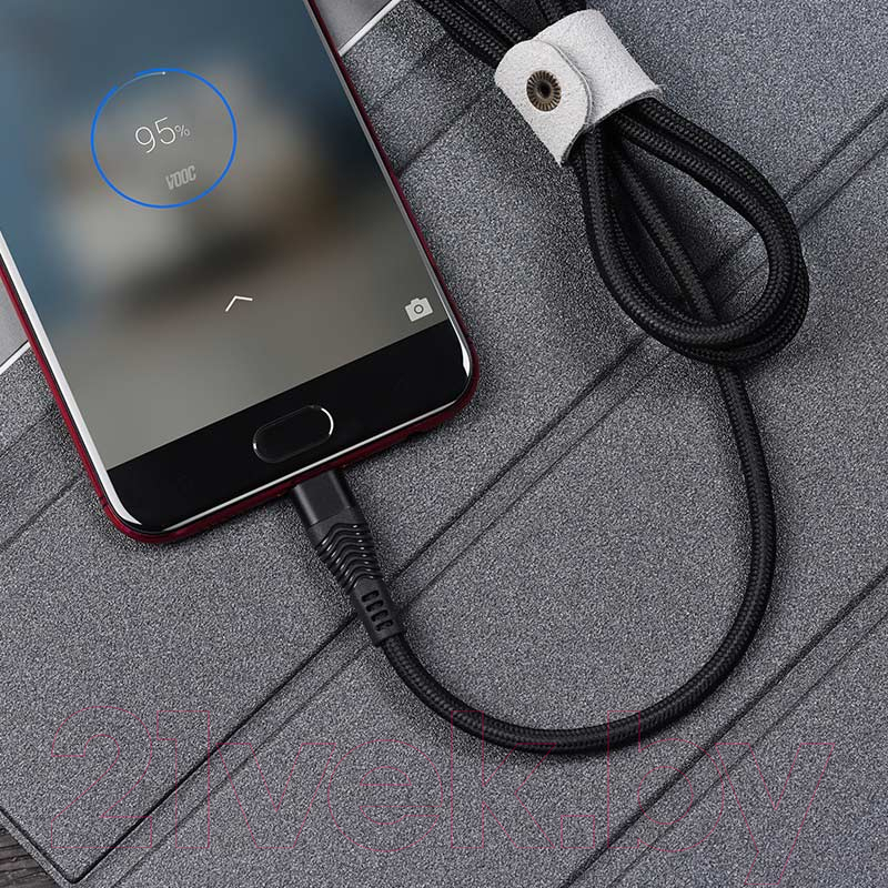 Кабель Hoco U53 Micro (1.2м, черный) — фото 5