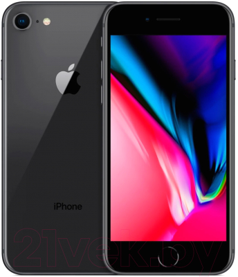 Смартфон Apple iPhone 8 64GB A1905 / 2AMQ6G2 восстановленный Breezy Грейд A (темно-серый)