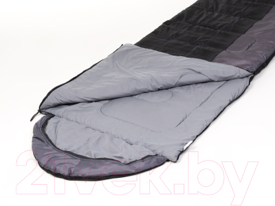 Спальный мешок BalMAX Аляска Camping Plus Series до -15°C L левый (серый)