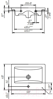 Изображение товара Умывальник Cersanit Como 50 (P-UM-COM50/1)