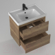 Миниатюра изображения товара Тумба с умывальником Briz Берн Грэйс 70 / 238 03-18070-15 00 ВЕЛ