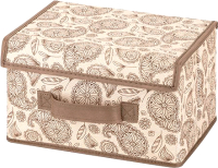 Коробка для хранения El Casa 490301 (пейсли бежево-коричневый) - 