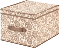 Коробка для хранения El Casa 490302 (пейсли бежево-коричневый) - 