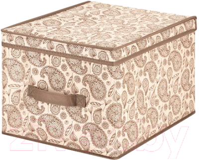 Коробка для хранения El Casa 490302 (пейсли бежево-коричневый)