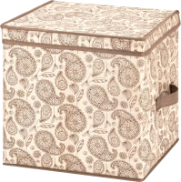Коробка для хранения El Casa 490305 (пейсли бежево-коричневый) - 