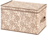 Коробка для хранения El Casa 490304 (пейсли бежево-коричневый) - 