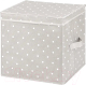 Коробка для хранения El Casa 490322 (серый горошек) - 