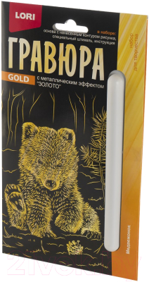 Изображение товара Гравюра Lori Медвежонок / Гр-700