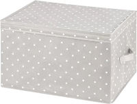 Коробка для хранения El Casa 490311 (серый горошек) - 