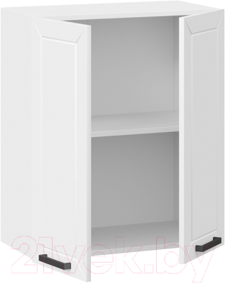 Шкаф навесной для кухни ТриЯ Лорас 1В6 (белый/холст белый)