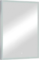 Зеркало Континент Frame Silver Led 70x120 (подогрев, часы) - 