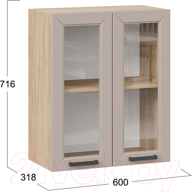 Шкаф навесной для кухни ТриЯ Лорас 1В6С