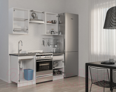 Готовая кухня Mebel-Ars Елена 1.6м (белый)