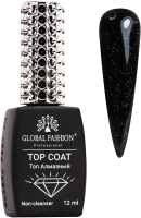 

Топ для гель-лака Global Fashion, Galaxy Top Coat с глиттером 08