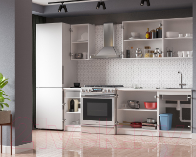 Готовая кухня Mebel-Ars Лион 1.8м (бетон пайн темный)
