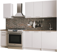 Кухонный гарнитур Mebel-Ars Лион 1.8м (белый) - 