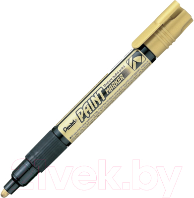 Маркер перманентный Pentel Paint Marker / MMP20-X (золото)