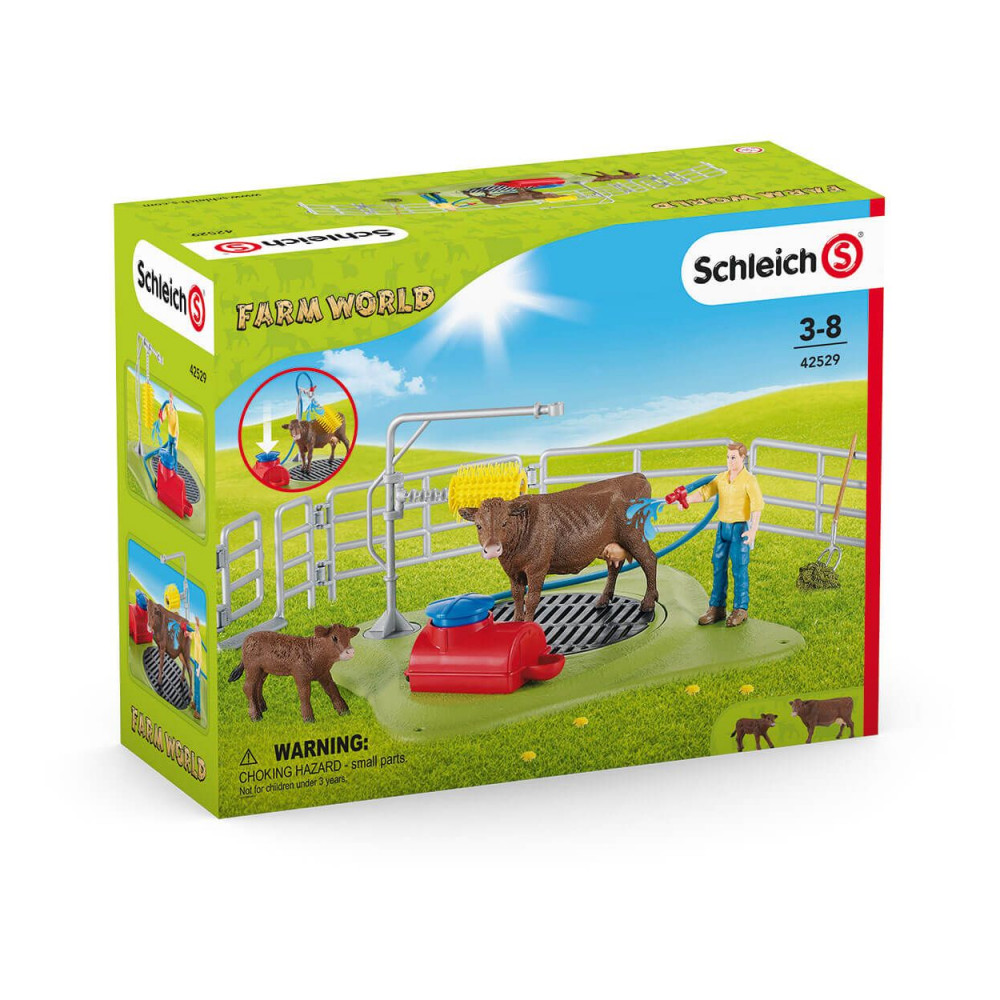Игровой набор Schleich Веселая мойка для коровы / 42529 — фото 11