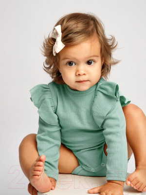 Боди для малышей Amarobaby Fashion / AB-OD21-FS02/13-62 (зеленый, р.62)