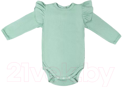 Боди для малышей Amarobaby Fashion / AB-OD21-FS02/13-74 (зеленый, р. 74)