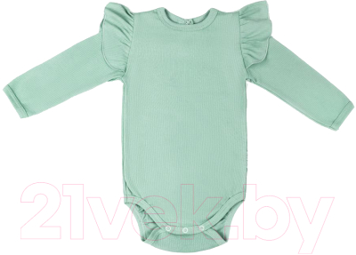Боди для малышей Amarobaby Fashion / AB-OD21-FS02/13-86 (зеленый, р. 86)