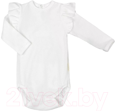 Боди для малышей Amarobaby Fashion / AB-OD21-FS02/33-74 (молочный, р. 74)