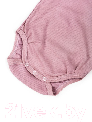 Боди для малышей Amarobaby Fashion / AB-OD21-FS02/06-56 (розовый, р. 56)
