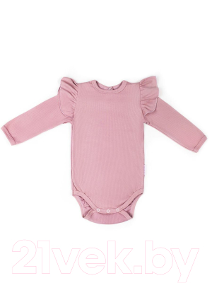 Боди для малышей Amarobaby Fashion / AB-OD21-FS02/06-62 (розовый, р.62)