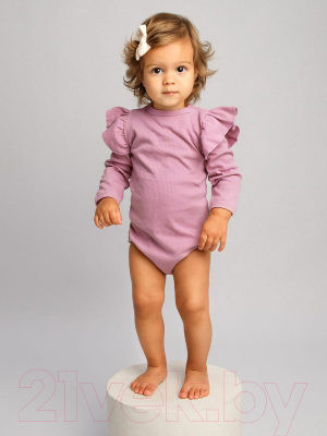 Боди для малышей Amarobaby Fashion / AB-OD21-FS02/06-68 (розовый, р.68)