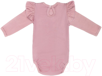 Боди для малышей Amarobaby Fashion / AB-OD21-FS02/06-86 (розовый, р.86)
