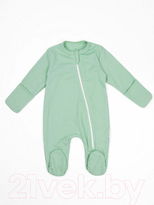 Комбинезон для малышей Amarobaby Fashion / AB-OD21-FS3/13-62 (зеленый, р. 62)