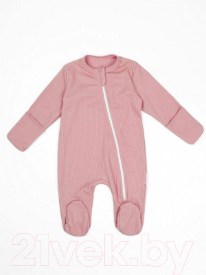 Комбинезон для малышей Amarobaby Fashion / AB-OD21-FS3/06-62 (розовый, р. 62)