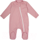 Комбинезон для малышей Amarobaby Fashion / AB-OD21-FS3/06-80 (розовый, р. 80) - 