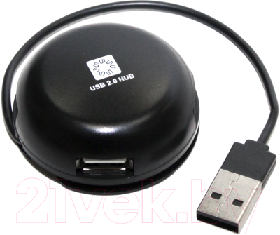 USB-хаб 5bites HB24-200BK (черный)