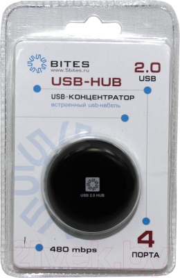 USB-хаб 5bites HB24-200BK (черный)