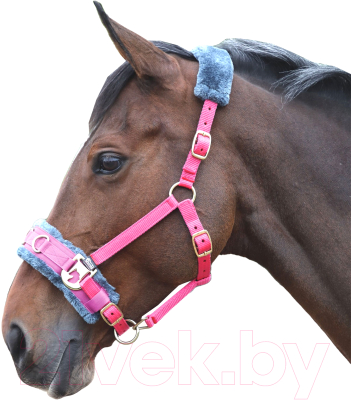 Кавессон для лошади Shires PONY 4168 (розовый)