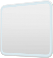 Зеркало Пекам Marta 1 80x70 / marta1-80x70dpcl (с подсветкой, сенсором на взмах руки, подогревом и часами) - 