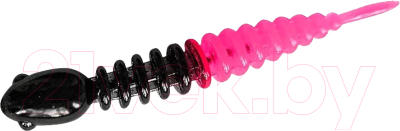 Изображение товара Мягкая приманка Trout Bait Chub 65 Чеснок COL.17 (Black/Pink)