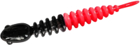 Мягкая приманка Trout Bait Chub 65 Чеснок COL.19 (Black/Red) - 