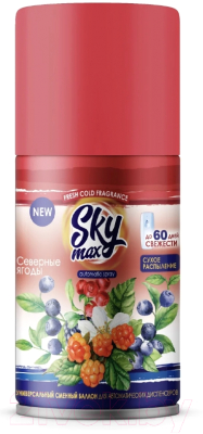 Сменный блок для освежителя воздуха Sky Max Северные ягоды (250мл)