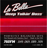 Струны для бас-гитары La Bella 760FM - 