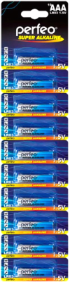 Комплект батареек Perfeo Super Alkaline / PF LR03/10BL